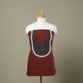 Red - patchwork cotton unstitched kurta material (3.1m) 15