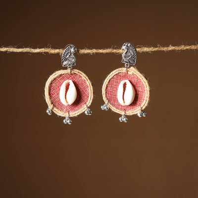 Alfiya Jute Fabart Handmade Earrings