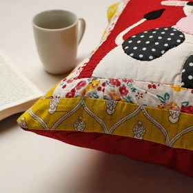 Buy Applique Quilted Cushion Cover  in India at iTokri.com