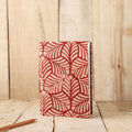  Art Block Print Fabric Cover Handmade Paper Notebook 
