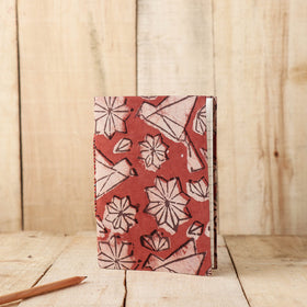  Art Block Print Fabric Cover Handmade Paper Notebook 