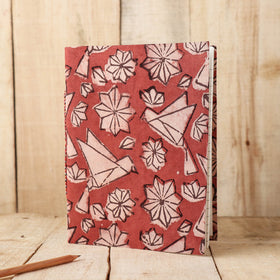 Buy Art Block Print Fabric Cover Handmade Paper Notebook Online at iTokri.com