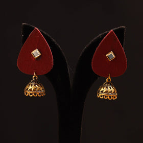 Avika Stone Work Fabart GS Jhumka Earrings