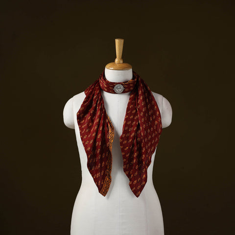 Bagh modal silk pendant necklace scarf 63 - handcrafted