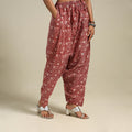Red Bagh Block Print Natural Dyed Cotton Salwar