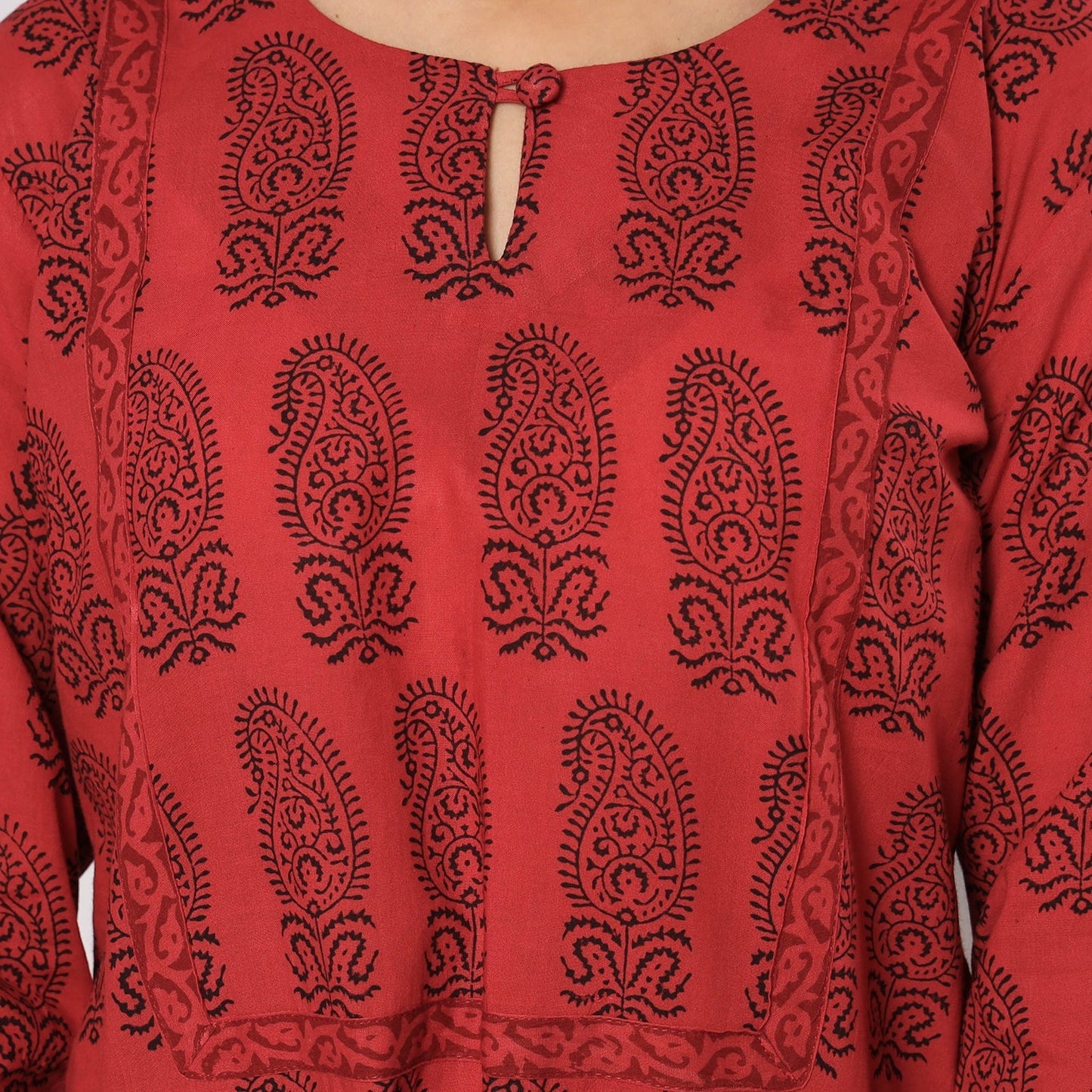  Bagh Block Printed Cotton Kurta with Palazzo & Dupatta Set 