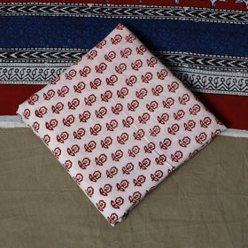 Bagh hand block print natural dyed cotton 3pc unstitched