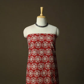 Bagh hand block print natural dyed cotton 3pc unstitched