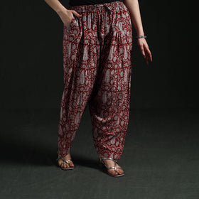 Bagh hand block print natural dyed cotton salwar 13
