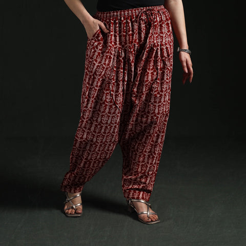 Bagh hand block print natural dyed cotton salwar 15