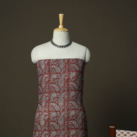 Bagh hand block print natural dyed kota doria cotton 3pc
