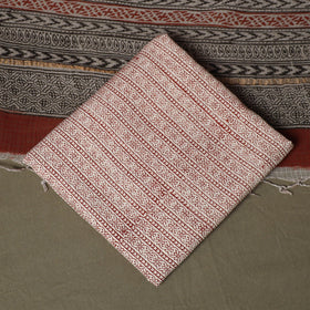 Bagh hand block print natural dyed kota doria cotton 3pc