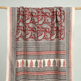 Red - bagh hand cotton handloom towel 50 - handcrafted