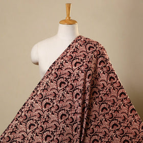 Red Bagh Hand Block Print Natural Dyed Cotton Fabric