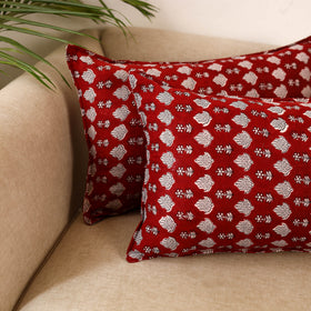 Bagh hand pillow cover (set of 2) 06 - handcrafted