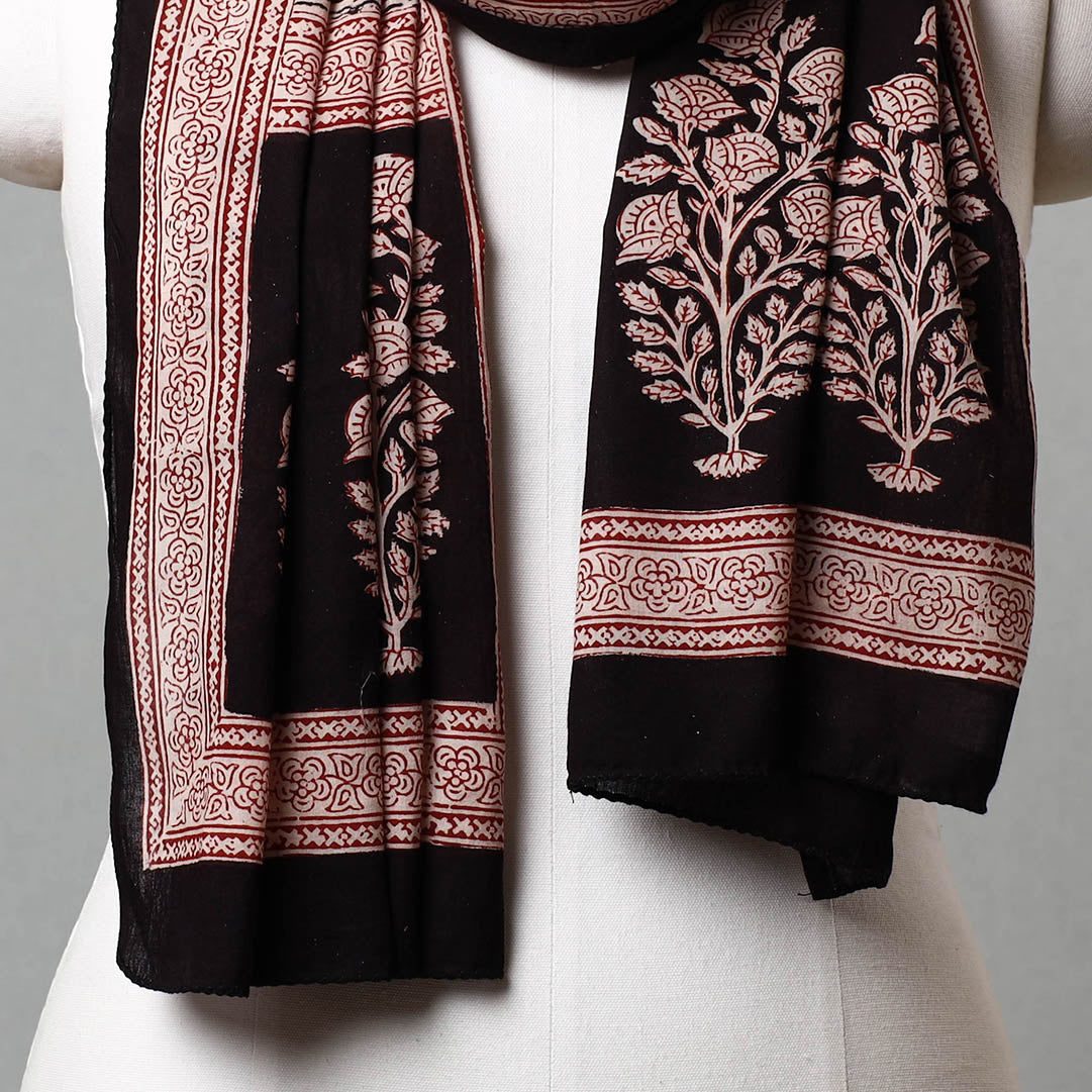  Bagh Hand Block Printed Cotton Stole 