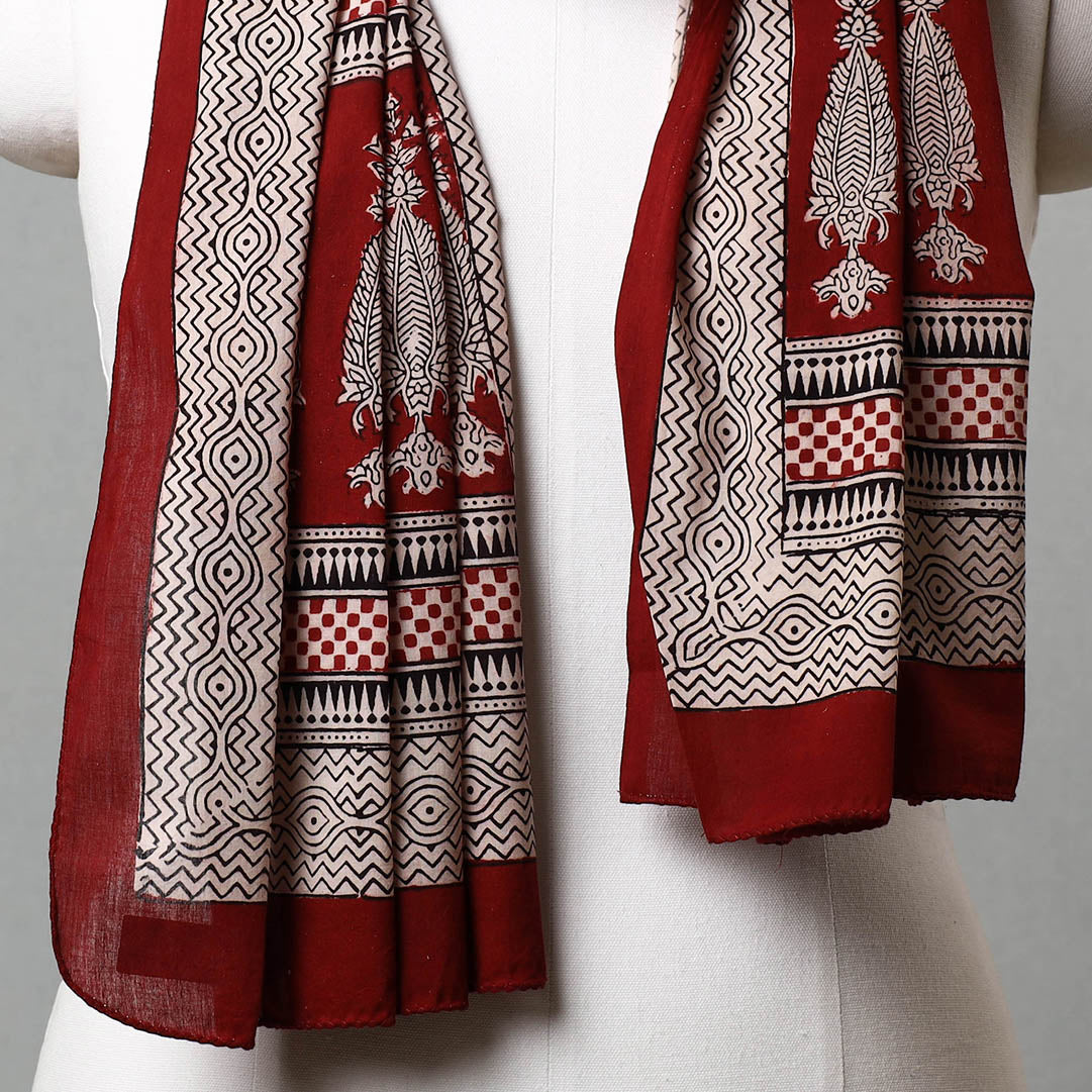  Bagh Hand Block Printed Cotton Stole Online at iTokri.com