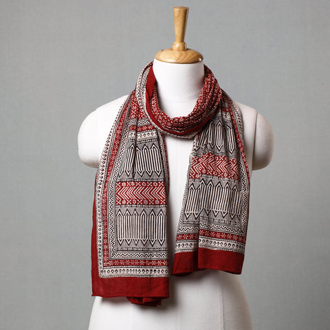  Bagh Hand Block Printed Cotton Stole 