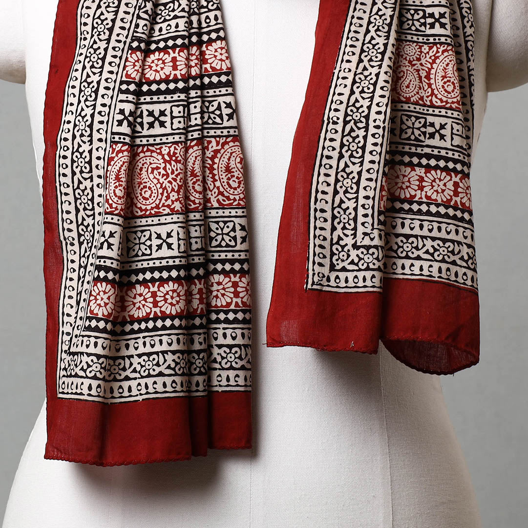  Bagh Hand Block Printed Cotton Stole Online at iTokri.com