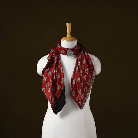 Bagh modal silk pendant necklace scarf 18 - handcrafted