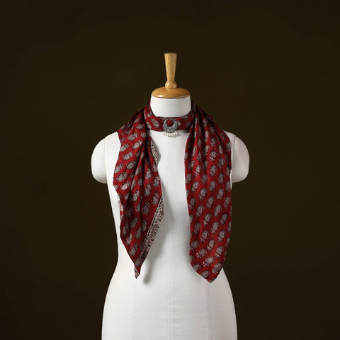 Bagh modal silk pendant necklace scarf 20 - handcrafted