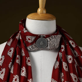Bagh modal silk pendant necklace scarf 60 - handcrafted
