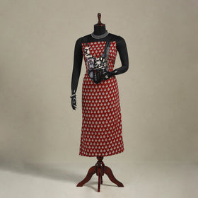Red - bagh patchwork cotton unstitched kurta material