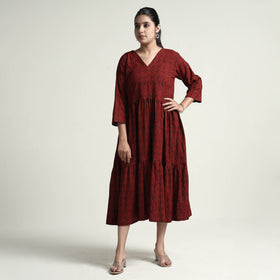 Bagh Block Printed Cotton Dress 