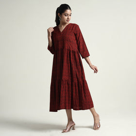  Bagh Block Printed Cotton Dress 