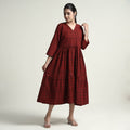  Bagh Block Printed Cotton Dress 