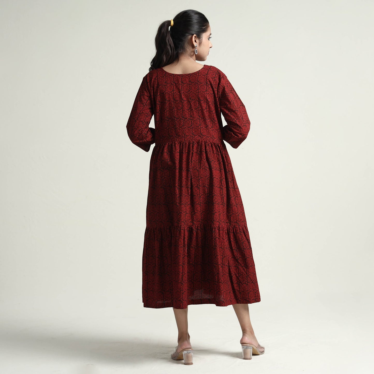  Bagh Block Printed Cotton Dress 