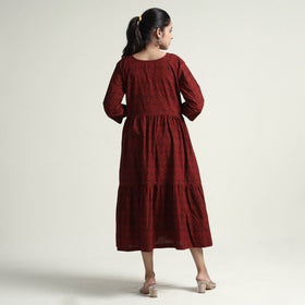  Bagh Block Printed Cotton Dress 