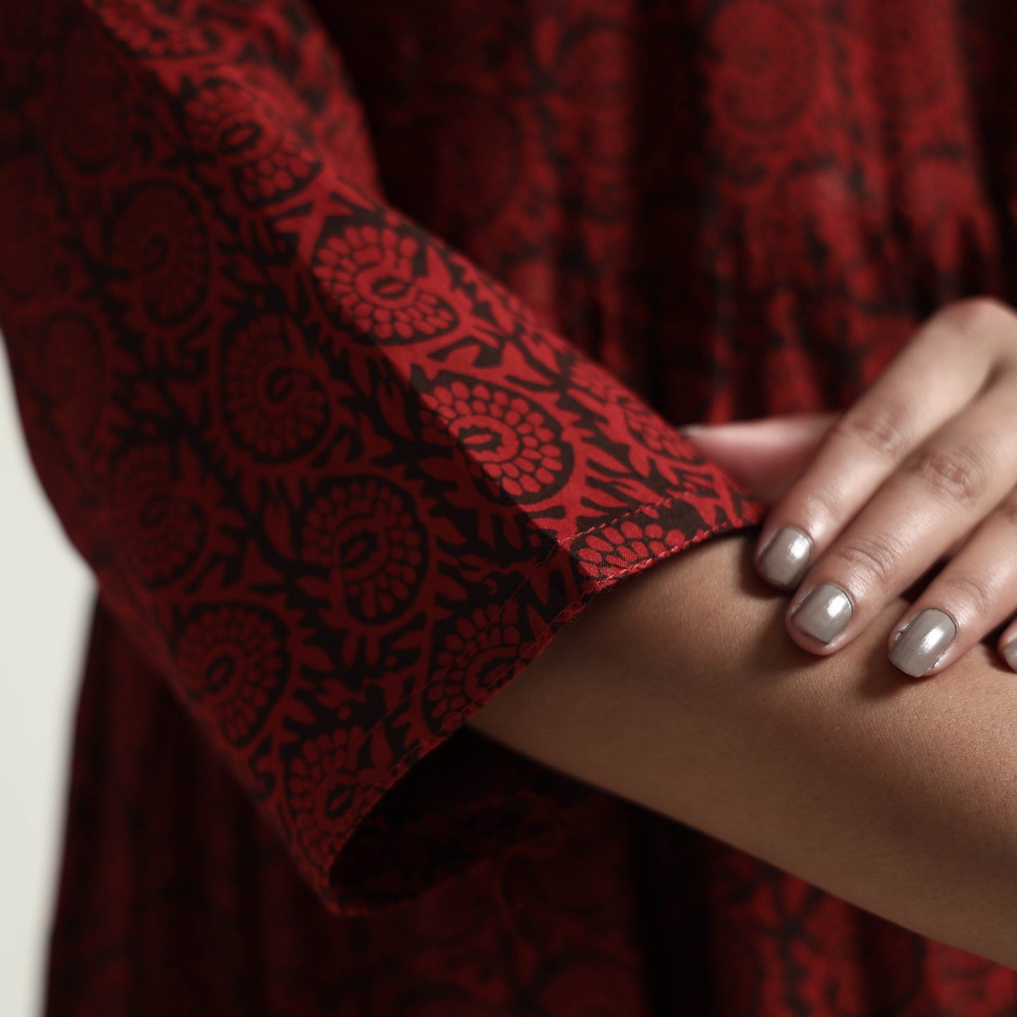  Bagh Block Printed Cotton Dress 