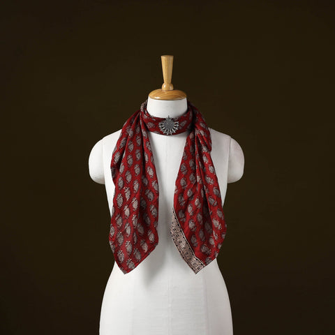 Bagh silk pendant necklace scarf 15 - handcrafted