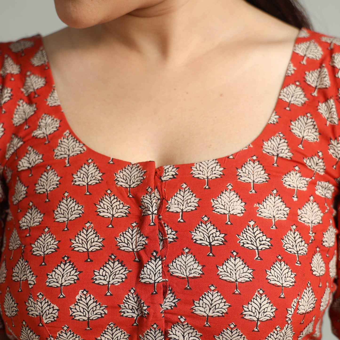 Buy Bagru Dabu Block Printed Cotton Stitched Blouse 02 Online at iTokri.com