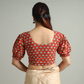 Buy Bagru Dabu Block Printed Cotton Stitched Blouse 02 Online at iTokri.com
