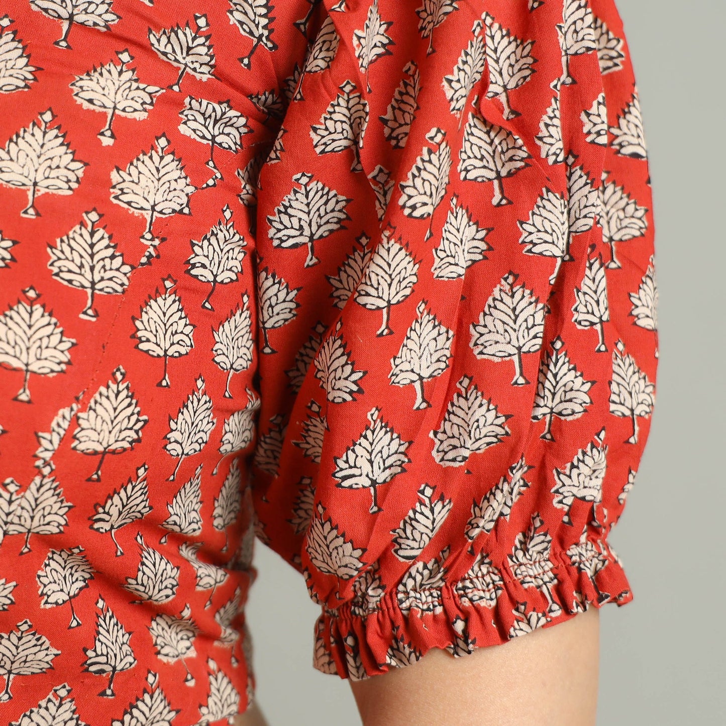 Buy Bagru Dabu Block Printed Cotton Stitched Blouse 02 Online at iTokri.com