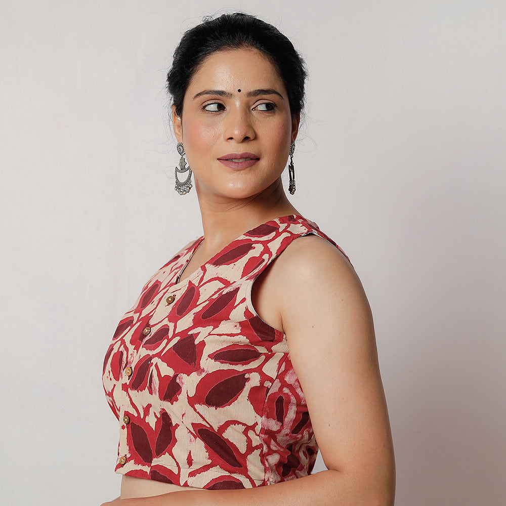 Bagru Stitched Blouse