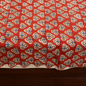 Buy Bagru Print with Kalamkari Patch Cotton Bedsheet Set