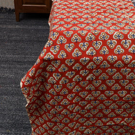 Buy Bagru Print with Kalamkari Patch Cotton Bedsheet Set