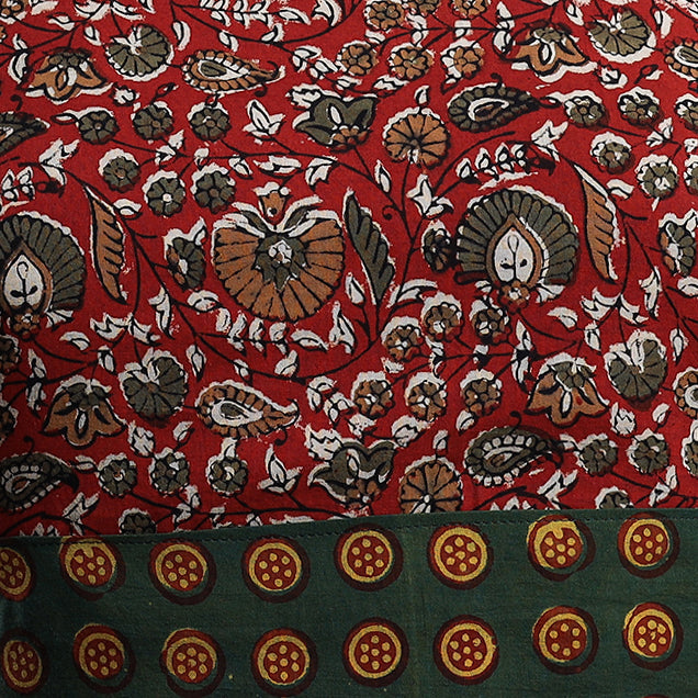 block printed blouse piece