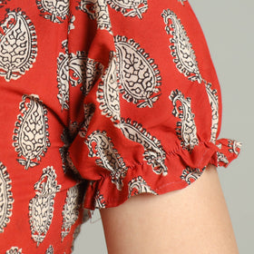 Buy Bagru Block Printed Cotton Stitched Blouse 06 Online at iTokri.com