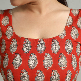 Buy Bagru Block Printed Cotton Stitched Blouse 06 Online at iTokri.com