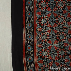 Ajrakh Bandhani Modal Silk Saree Oline in India 