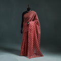 Bandhani tie-dye kota doria cotton saree 01 - handcrafted