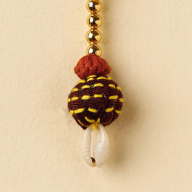 Red Banjara Embroidery Handmade Keychain 