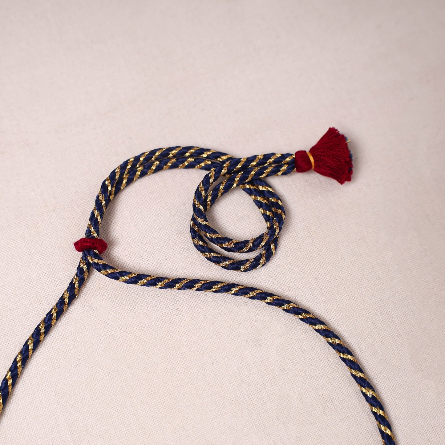 Banjara embroidery mirror & bead work handmade necklace 05
