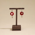 Banjara embroidery mirror work handmade earrings 09