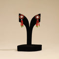Banjara embroidery mirror work handmade earrings 11