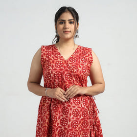 batik print dress